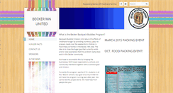 Desktop Screenshot of beckermnunited.org