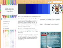 Tablet Screenshot of beckermnunited.org
